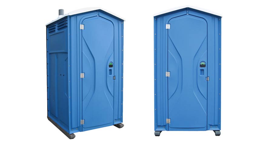 Long-term porta potty units on site in Cabot, Arkansas